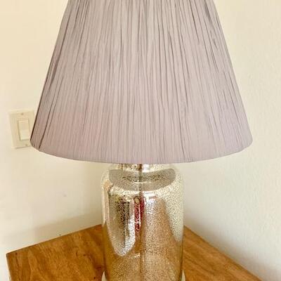 LOT 70 Mirror Glass 24" Table Lamp