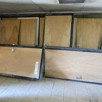 Large Collection of Commercial Hollow Core Doors with Some Metal Frames (Conc)