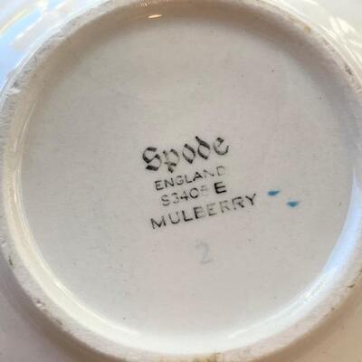 LOT 76 Vintage Spode Mulberry Dinnerware