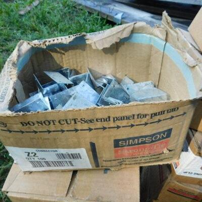 Several Boxes of Simpson Plywood Sheathing Clips (A)