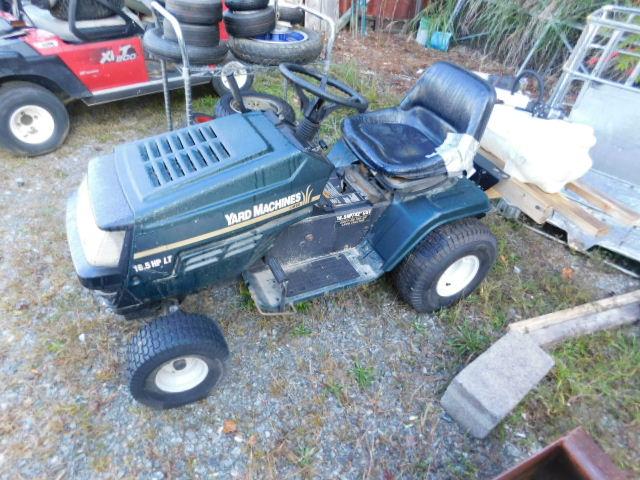 Yard Machine 165hp 42 Cut Lawn Tractor With Sprayer And Tires As