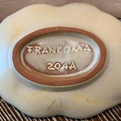 LOT 82 Frankoma Pottery 2 Pieces White Glaze