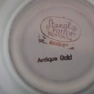 Stangl Antique Gold Ashtray