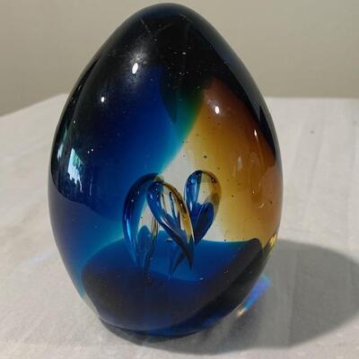 LOT 83 Art Glass 2 Paperweights