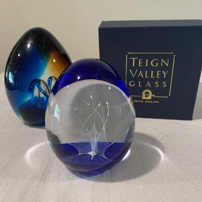 LOT 83 Art Glass 2 Paperweights