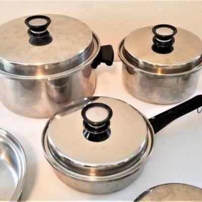 Lot #104  Amway Queen Cookware - Stainless Steel