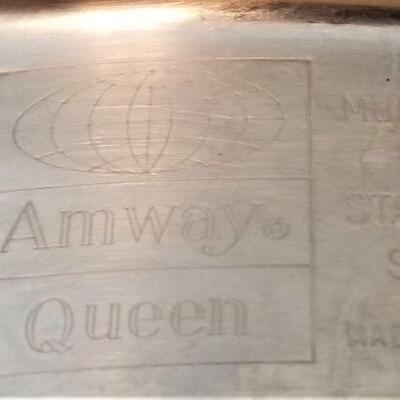Lot #104  Amway Queen Cookware - Stainless Steel