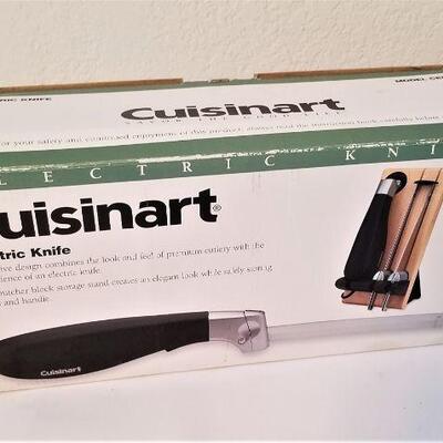 Lot #108  Cuisinart Electric Knife in Box