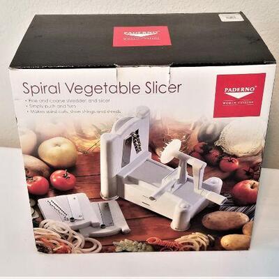 Lot #109  Paderno Spiral Vegetable Slicer - never been used