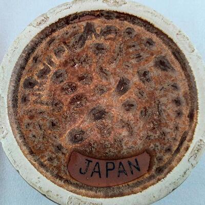 Japan Ceramic Barrel Ashtray