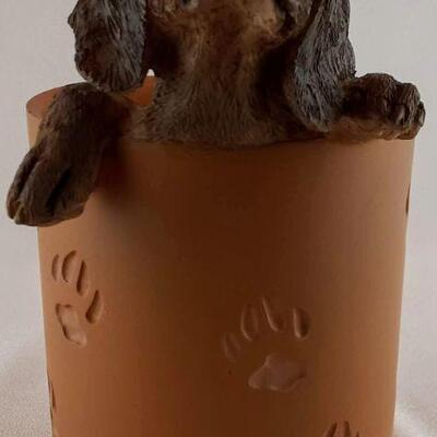 Weimeraner Dog Pencil Cup