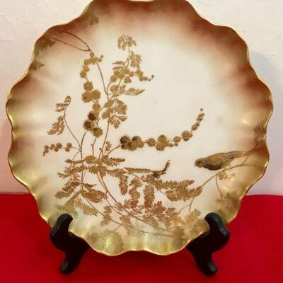 Doulton Burslem Gold Decorative Plate