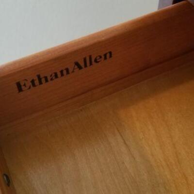 Lot #118  Ethan Allen Dresser with Oval Wall mirror