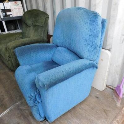 Blue Electric Recliner (S13)