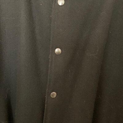 LOT 113 MONTEREY JAZZ FEST BLACK LETTERMAN JACKET SIZE 2X 