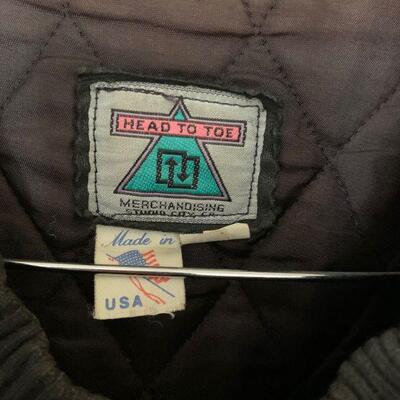 LOT 113 MONTEREY JAZZ FEST BLACK LETTERMAN JACKET SIZE 2X 