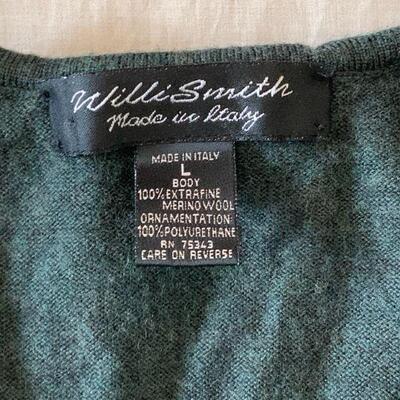 LOT 122 WILLI SMITH MADE IN ITALY MERINO WOOL SWEATER