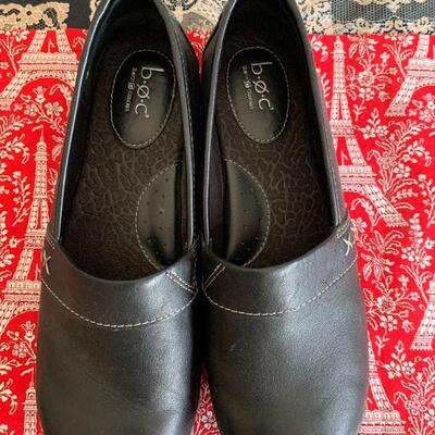 LOT 125 BORN CONCEPT BLACK LEATHER SHOES SIZE 9