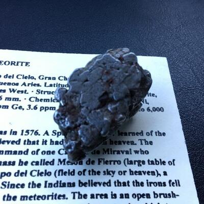 New Campo Del Cielo Meteorite from Argentina with history