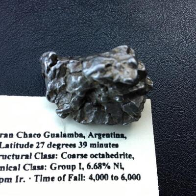New Campo Del Cielo Meteorite from Argentina with history