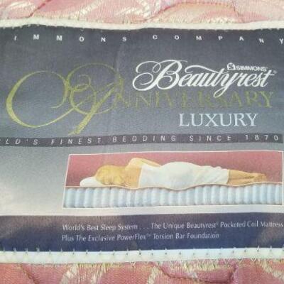 Lot #122  Full/Double Bed with Bed Linens