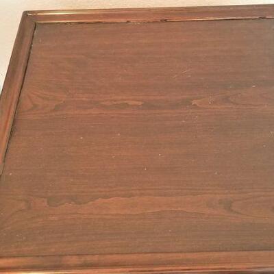 Lot #124  Ethan Allen Lamp Table - Queen Anne Style