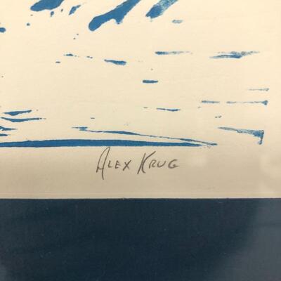Lot 115 - Alex Krug Signed and Framed Prints