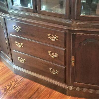Lot #132  Ethan Allen China Cabinet