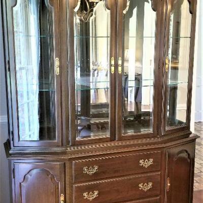 Lot #132  Ethan Allen China Cabinet