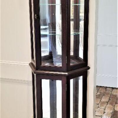 Lot #135 Small Lighted Display/Curio Cabinet