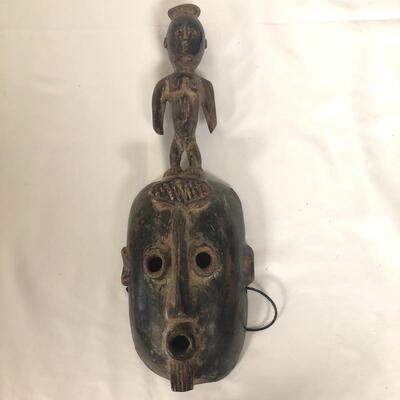 Lot 123 - Pair of Small Wooden Masks