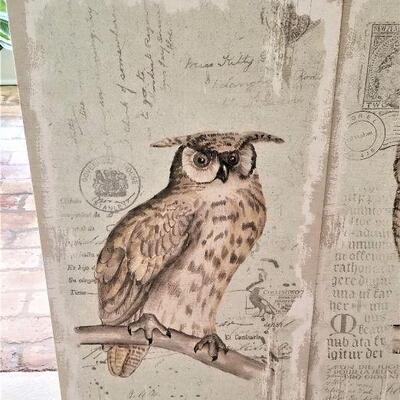 Lot #139  Pair of Contemporary Decorator OWL Prints
