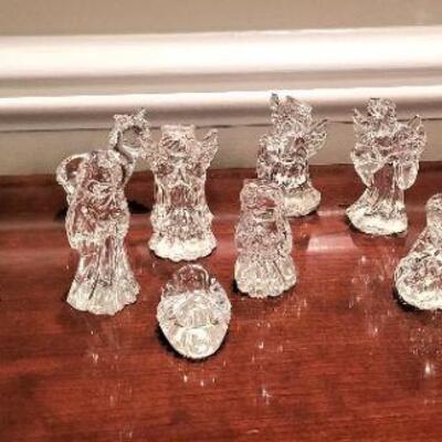 Lot #142  Waterford Marquis Nativity Set - Complete with Boxes