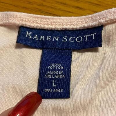 KAREN SCOTT women's short sleeve shirt