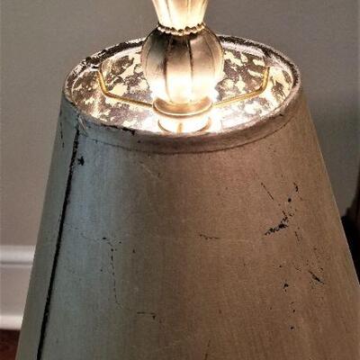 Lot #161  Stylish Contemporary Table Lamp - Brass base