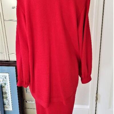 Lot #164  St. John Knits - Cardigan and Skirt - marked Petite