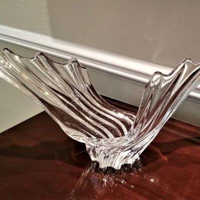 Lot #168  3 Piece Crystal Lot - Waterford and Vannes