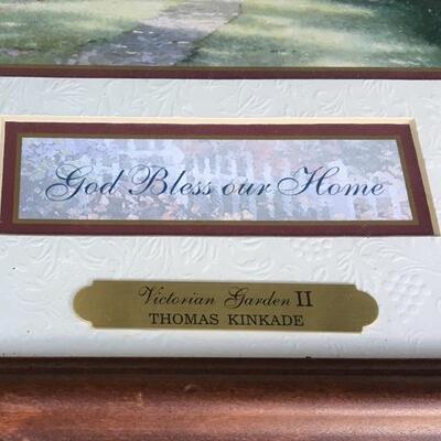 Thomas Kinkade “God Bless Our Home” Limited Edition with Kinkade Signed Authenticity 