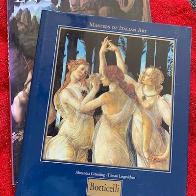 LOT 190 Italian Artists 2 Books de Vinci & Botticelli