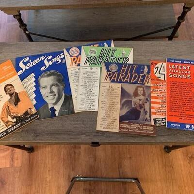 LOT 192 Vintage Song Books  7 From 1940s