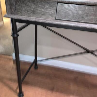 LOT 195 Contemporary Console Table Metal Base