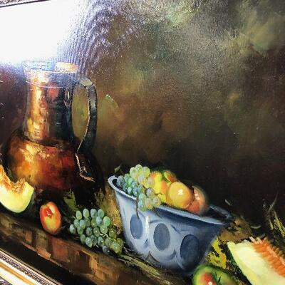 #18 Still Life Painting Original Oil FRUIT 
