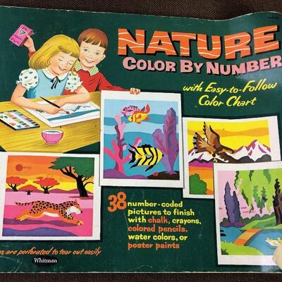 #63 Color by Number Coloring Book VINTAGE 