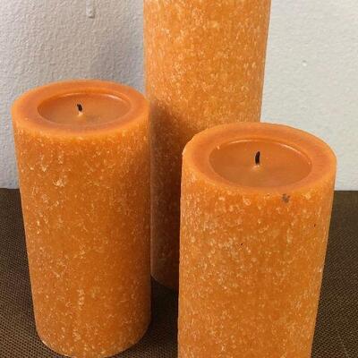 #96 3 Large Candles 