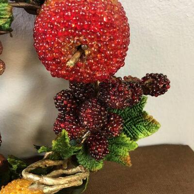 #99 Wreath of Sparkly Fruits 