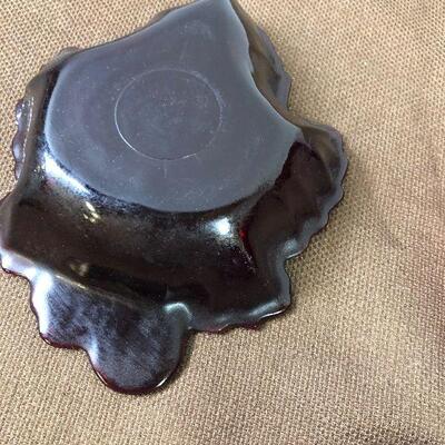 #109 Ruby Red Glass -6 (Bowl, Cups 