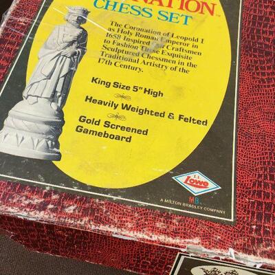 #121 Coronation CHESS Set - Vintage 