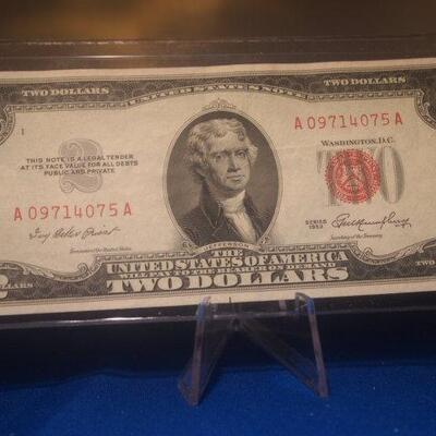 1952 2 Dollar Bill