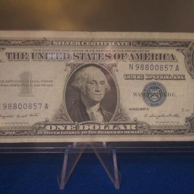 1957 A Silver Certificate 122