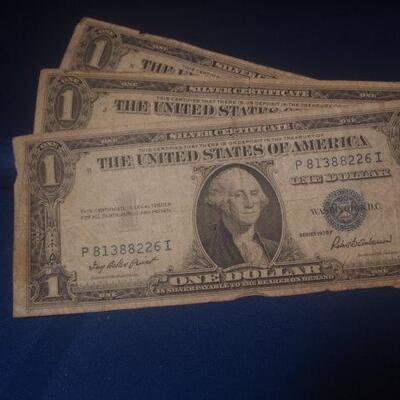 3 1935 Silver Certificates 